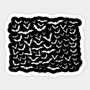 Bats flying Sticker